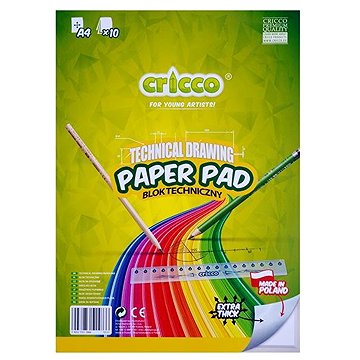 CRICCO A4, 10 listů, 170g/m2, bílý papír
