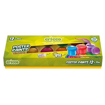 CRICCO v kalíšcích, 20 ml x 12 barev
