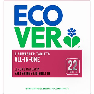 

ECOVER All in One Lemon & Mandarin 22 ks