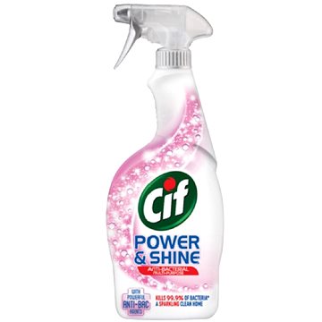 CIF Power & Shine antibakteriální víceúčelový sprej 700 ml - Dezinfekce