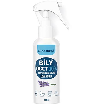 

ALLNATURE Bílý ocet sprej 10 % s vůní levandule 500 ml