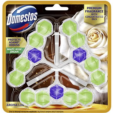 

DOMESTOS Aroma Lux White Rose Dream s koncentrovanými esenciálními oleji 3 × 50 g