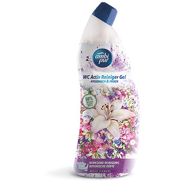 

AMBI PUR WC Active gel bílé květy 750 ml