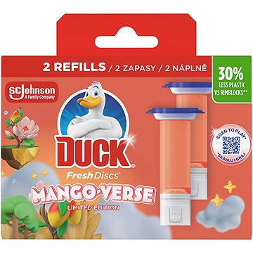 

DUCK Fresh Discs duonáplň WC Mango Verse 2 × 36 ml