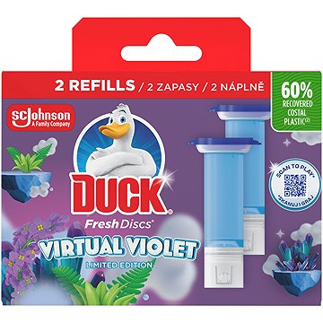 

DUCK Fresh Discs duonáplň WC Virtual Violet 2 × 36 ml