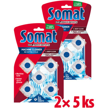 

SOMAT čistič myčky v tabletách 2× 5 ks