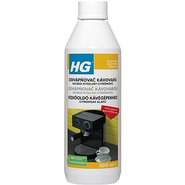 

HG odvápňovač kávovarů na bázi kyseliny citrónové 500 ml