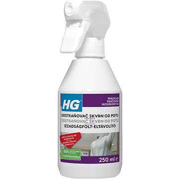 

HG odstraňovač skvrn od potu a deodorantů 250 ml