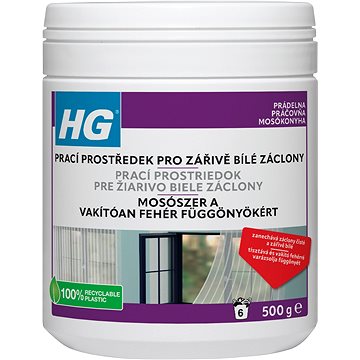 

HG prací prostředek pro zářivě bílé záclony 500 g