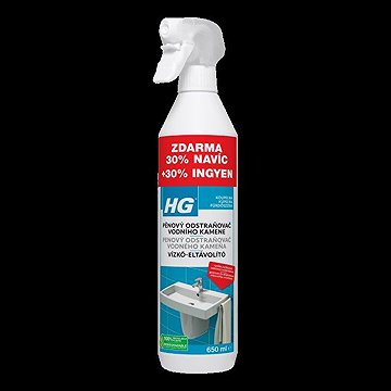 

HG pěnový čistič vodního kamene 650 ml