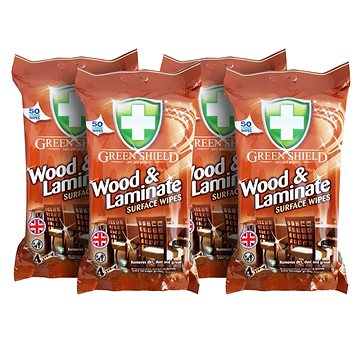 

GREEN SHIELD na dřevo a lamináty 4× 50 ks