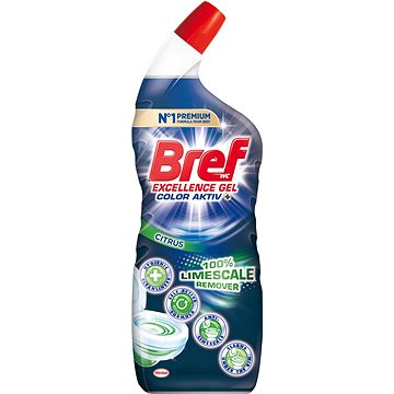 

Bref Excellence Gel Color Aktiv+ Citrus WC čistič 700ml