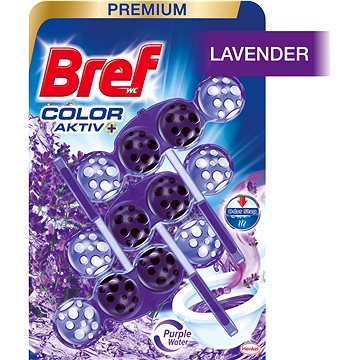 BREF Purple Aktiv 3 × 50 g - WC blok
