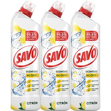 

SAVO Citrón WC gel 3× 700 ml