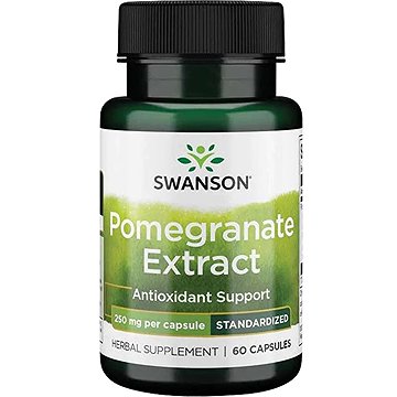 

Swanson Pomegranate Extract (Extrakt z granátového jablka) – 250 mg, 60 kapslí