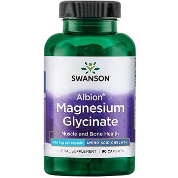 

Swanson Albion Magnesium Glycinate (Glycinát hořečnatý), 133 mg, 90 kapslí