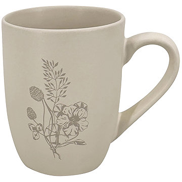 

Clay Keramický hrnek Cream Charm 350 ml, smetanový / taupe