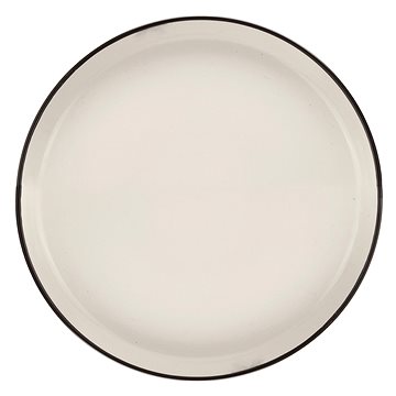 

Clay Mělký talíř Land, 27,5 cm, černobílý