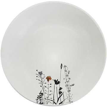 

Clay Keramický hluboký talíř Cream Garden Color o 22 cm, smetanový / černý