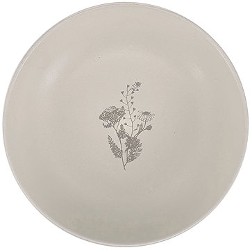 

Clay Keramický hluboký talíř Cream Charm o 22 cm, smetanový / taupe