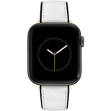 

Nine West Řemínek z umělé kůže bílo-černý, pro Apple Watch 42-45 mm