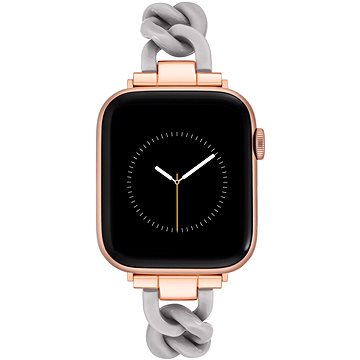 

Nine West Řemínek plastový šedý, pro Apple Watch 42-45 mm