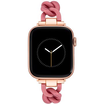 

Nine West Řemínek plastový růžový, pro Apple Watch 42-45 mm