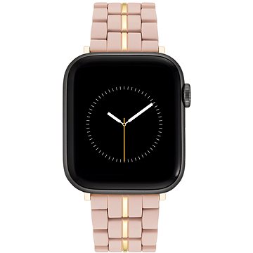 

Nine West Řemínek růžový se zlatým proužkem uprostřed, pro Apple Watch 38-41 mm