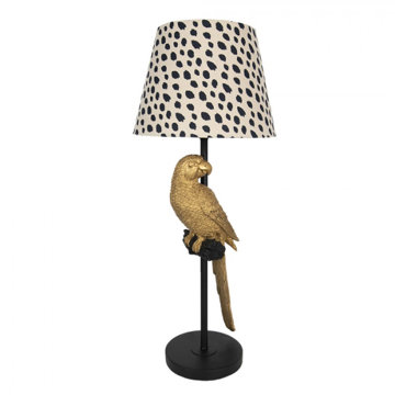 

Clayre & Eef Stolní lampa s papouškem 5LMC0004