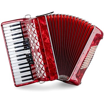 

Classic Cantabile Secondo V akordeon 72 Bass červený