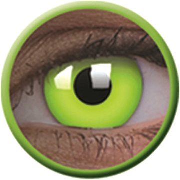 

ColourVue Crazy UV svítící - Glow Green, roční, nedioptrické, 2 čočky