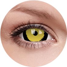 

ColourVue Crazy 17 mm - Tigera, roční, nedioptrické, 2 čočky