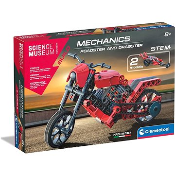 

CLEMENTONI Science&Play Mechanická laboratoř Roadster a Dragster 2v1