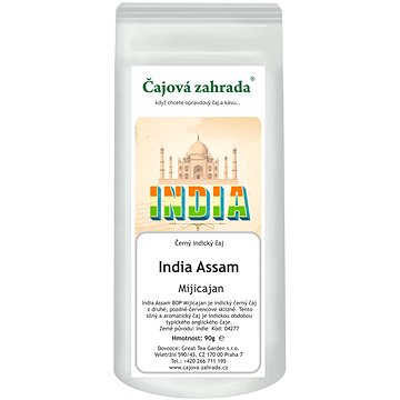 

Čajová zahrada India Assam BOP Mijicajan - černý čaj, 500g