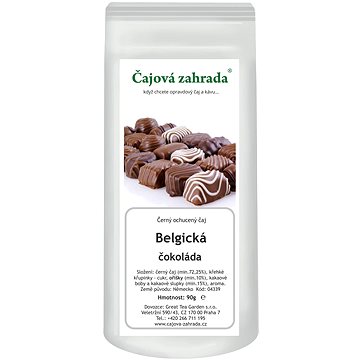 

Čajová zahrada Belgická čokoláda - černý ochucený čaj, 500g
