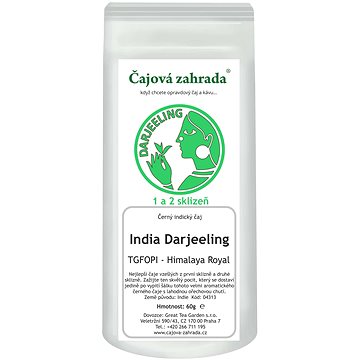 

Čajová zahrada India Darjeeling TGFOPI Himalaya Royal - černý čaj, 500g