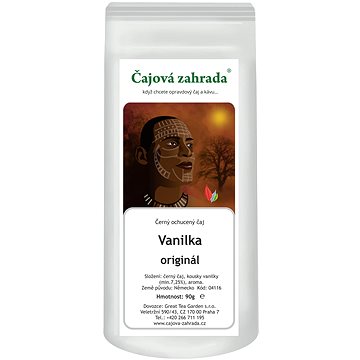 

Čajová zahrada Vanilka - černý ochucený čaj, 500g