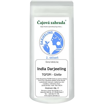 

Čajová zahrada India Darjeeling TGFOPI Gielle - černý čaj, 1000g