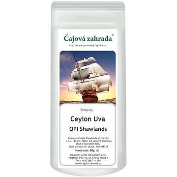 

Čajová zahrada Ceylon OPI Shawlands - černý čaj, 500g