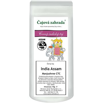 

Čajová zahrada India Assam Manjushree CTC - černý čaj, 500g