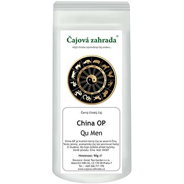 

Čajová zahrada China OP Qu Men - černý čaj, 90g