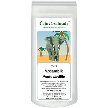 

Čajová zahrada Mosambik OPI Monte Metilile - černý čaj, 80g
