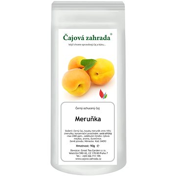 

Čajová zahrada Meruňka - černý ochucený čaj, 500g