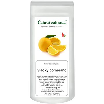 

Čajová zahrada Sladký pomeranč - černý ochucený čaj, 500g