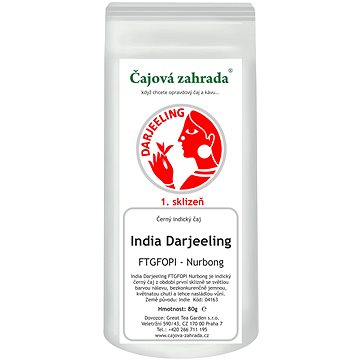 

Čajová zahrada India Darjeeling FTGFOPI Nurbong - černý čaj, 1000g