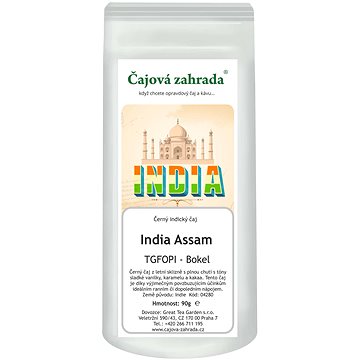 

Čajová zahrada India Assam TGFOPI Bokel - černý čaj, 1000g
