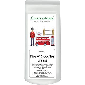 

Čajová zahrada Five o´Clock Tea - Čaj o páté - černý čaj, 90g