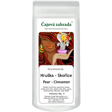 

Čajová zahrada Hruška & Skořice - skořicový černý čaj, 500g