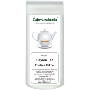 

Čajová zahrada Ceylon Chelsea Pekoe I - černý čaj, 90g