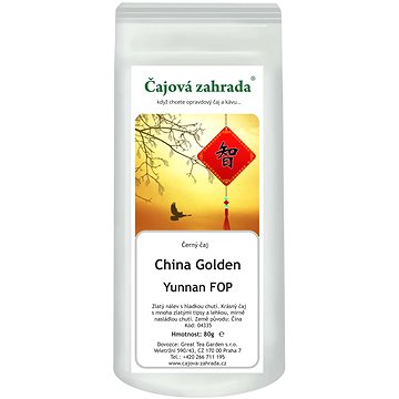 

Čajová zahrada China Golden Yunnan FOP - černý čaj, 80g